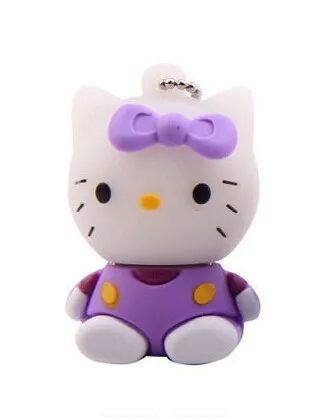 Мультяшный usb флеш накопитель Hello Kitty u диск карты памяти 4 ГБ 8 16 32 64 флешки для