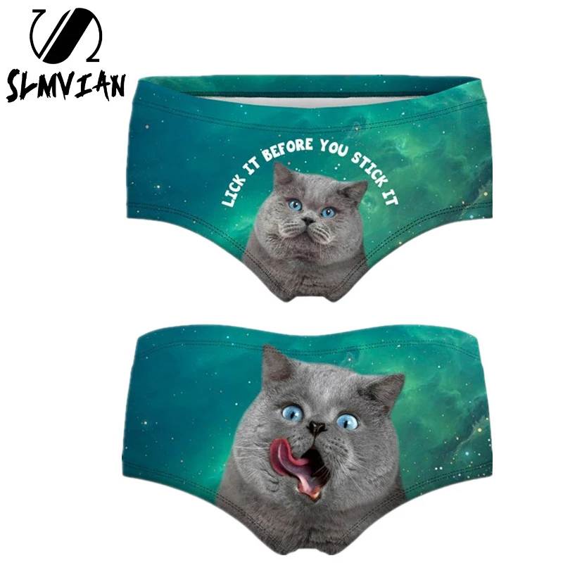 Бесплатная доставка высококачественные Новые Фирменные трусики с 3D принтом
