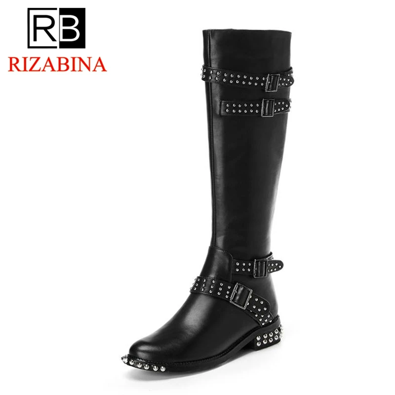 RIZABINA/пикантные женские сапоги из натуральной кожи на высоком каблуке мотоботы с