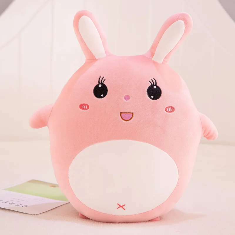 Супер милый толстый розовый кролик плюшевая игрушка мягкие Kawaii животные