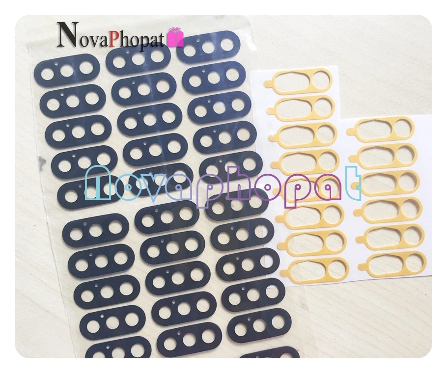 Объектив Novaphopat задний стеклянный черный для Iphone 6 6S 6G 6P 7 7G 7P 8G 8 8P + Plus X XR XS