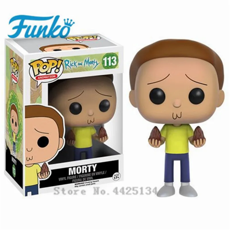 With box FUNKO POP "Рик и Морти" Миссия, мистер Биндер. Фигурка Коллекционная ПВХ Модель звезда экшн-модель игрушки - Цвет: With box