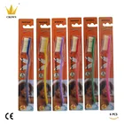 6 шт.лот Crown Ang Ola зубная щетка для взрослых, уход за полостью рта, очень жесткая щетина, высокое качество