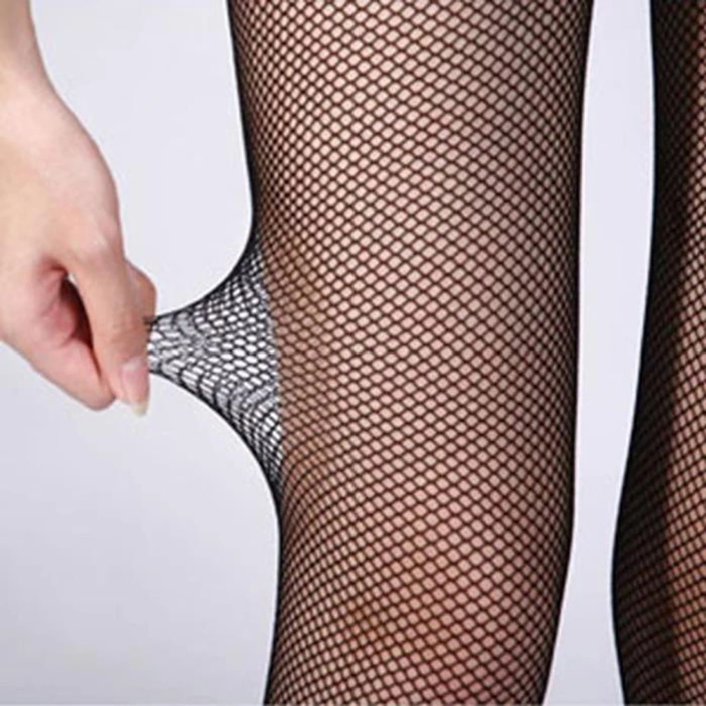 Женские чулки до бедра в сеточку сексуальные кружевной топ нижнее белье