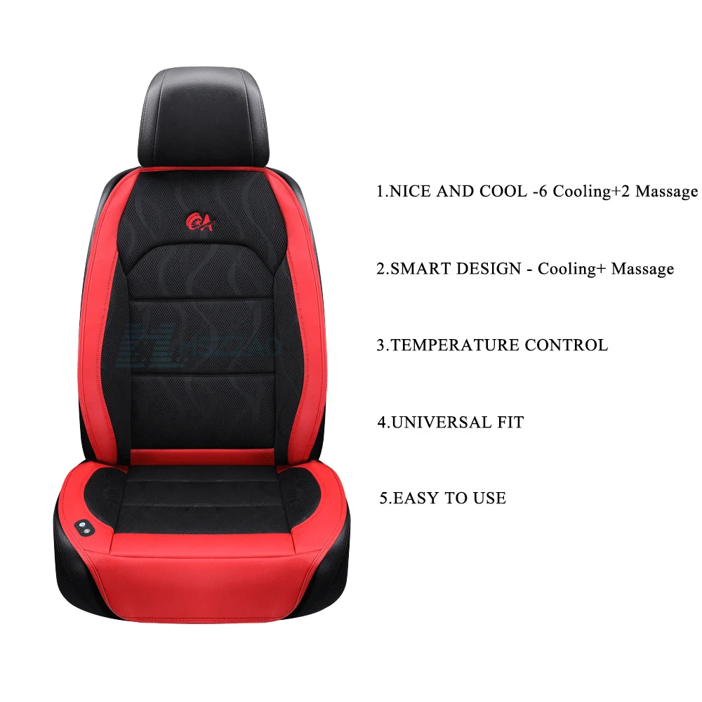 6 Fan+2 Massage Summer Car Seat Cushion Air with Fan Covers Cooling Vest Cool Ventilation | Автомобили и мотоциклы