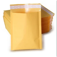 best price 50 pcslot high qulity padded envelopes mailers shipping yellow bags universal 120160 mm kraft bubble bag