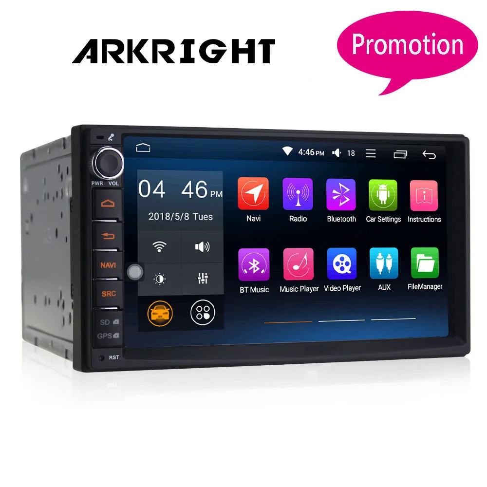 ARKRIGHT 7 &quotдвойной 2 Din Android 6 0 Media Player универсальный автомобильный Радио стерео 4