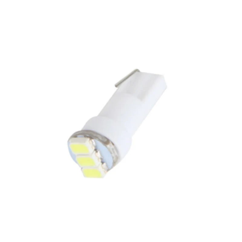 10 шт. авто светодиодный светильник 2835 SMD T5 широкий угол приборной панели