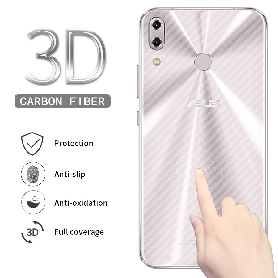 5 шт. защитная пленка из углеродного волокна для Asus Zenfone 5z Max Pro ZS620 ZE 620 554 ZC 520 ZB601 551 553