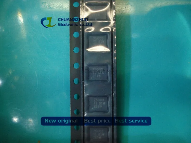 

5 шт./лот новый оригинальный TPS75003RHLR 75003 QFN-20