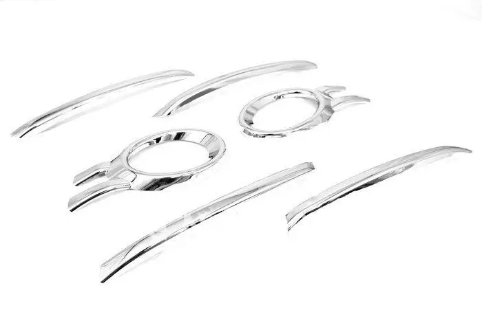 

Высококачественная хромированная накладка противотуманных фар и накладка на решетку для Audi Q5 Бесплатная доставка