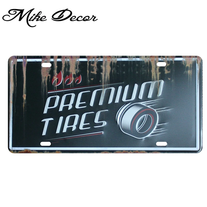 [Mike86] Премиум шины винтажный бар украшение для вечеринки железная живопись ретро