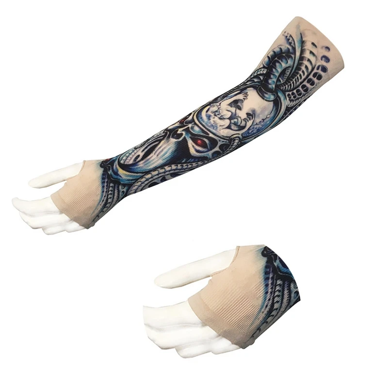 2 шт. 42 см для вождения защита от солнца рукав татуировки мужчин и женщин крутая