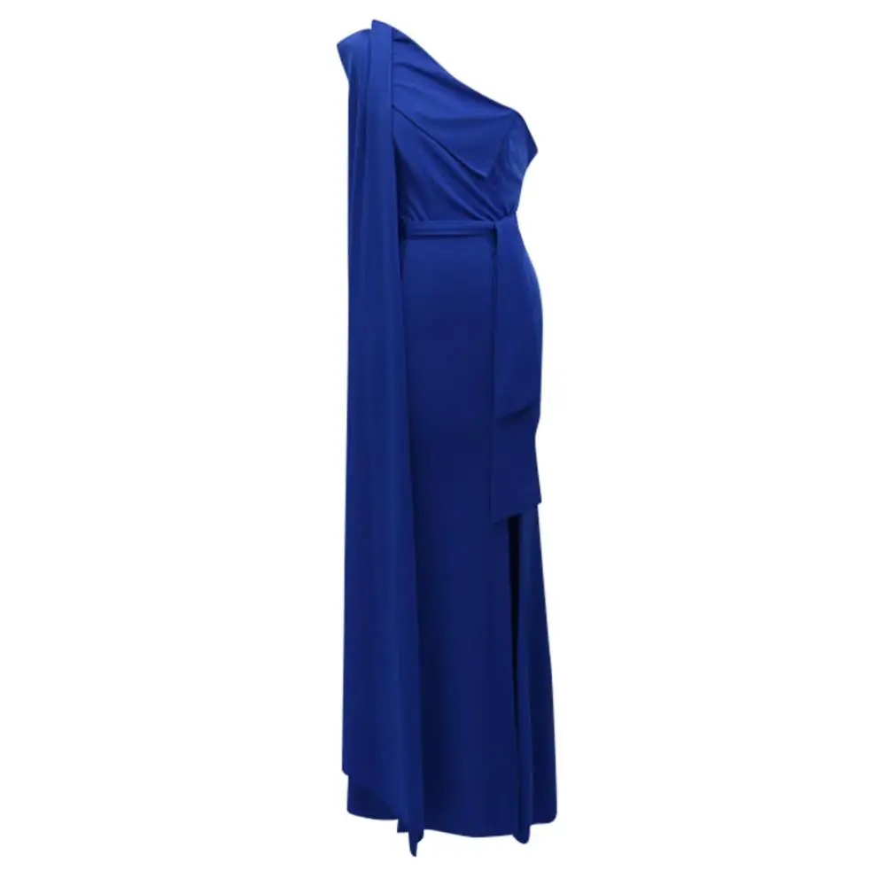 Женское вечернее платье с глубоким v образным вырезом однотонное Длинное