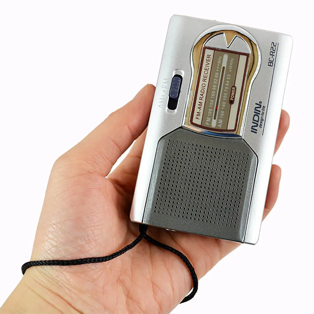 HIPERDEA беспроводной радио простой Soild мини портативный карманный AM/FM телескопическая антенна с питанием от батареи радио приемник Apr19