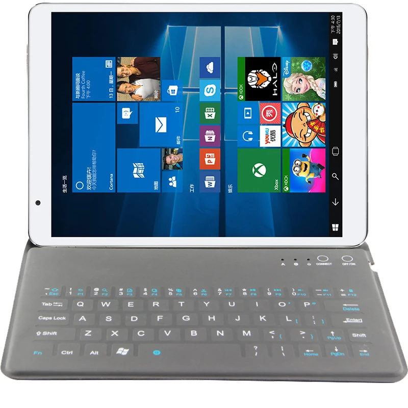 

DHL Shipping Ultra-thin Bluetooth Keyboard Case For Teclast X98 Pro Windows 10 Tablet for Teclast X98 Pro dual keyboard case