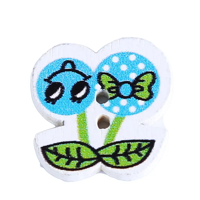 Новинка в форме вишни Кнопка 50 шт. вишня для шитья деревянные пуговицы