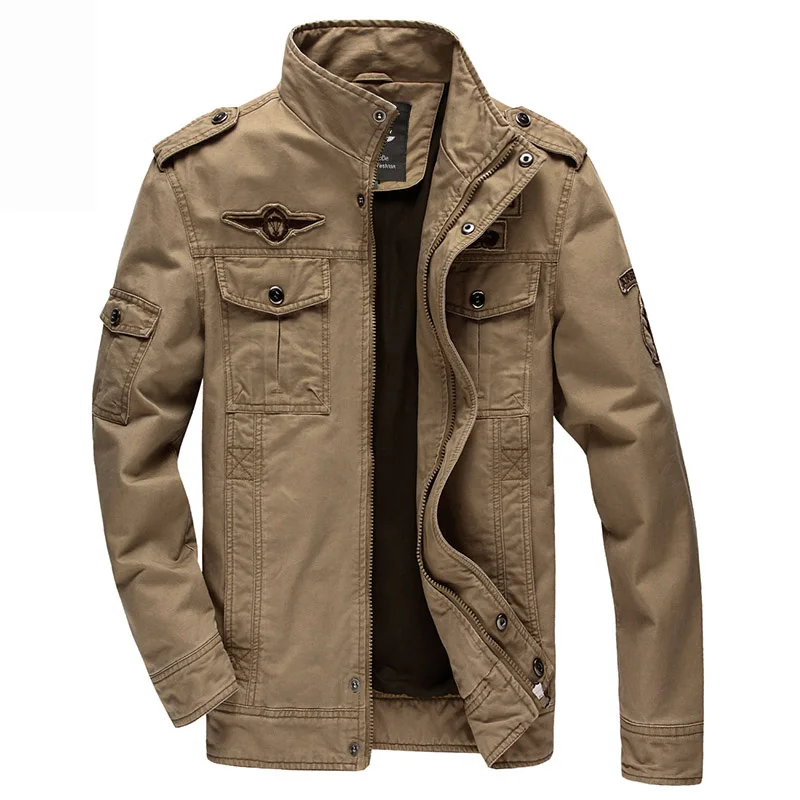 Мужская джинсовая куртка в стиле милитари цвет оливковый/зеленый|olive green coat|men