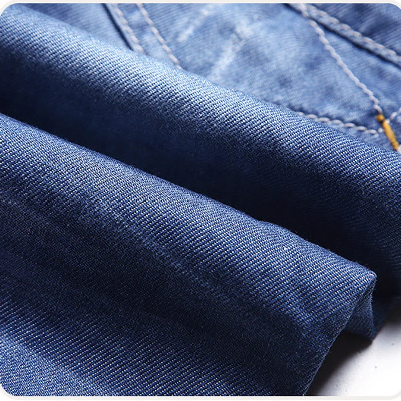 

summer boys jeans denim shorts 50% length soft boys jeans kids knee length elastic waist boy jeans shorts DQ333