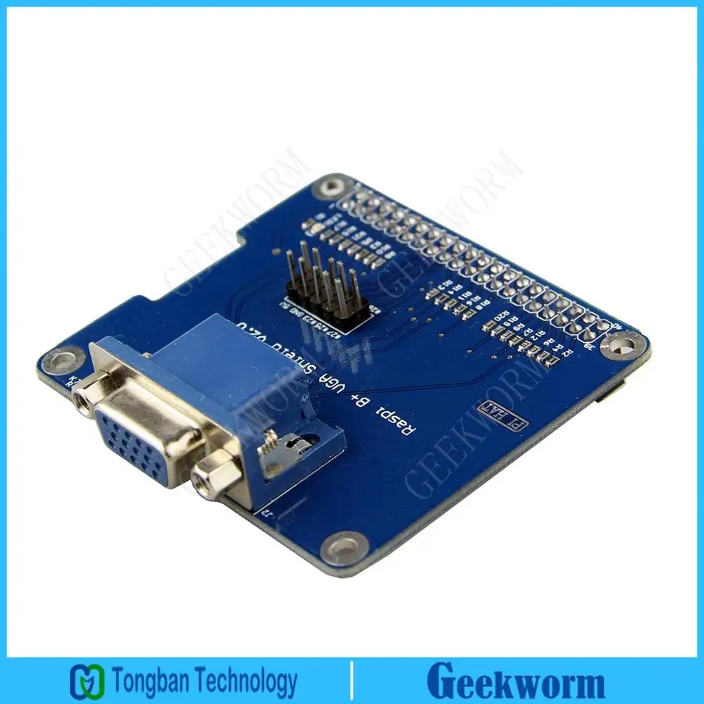 Плата расширения Geekworm VGA расширенный интерфейс через GPIO совместимый с Raspberry Pi 4 / 3