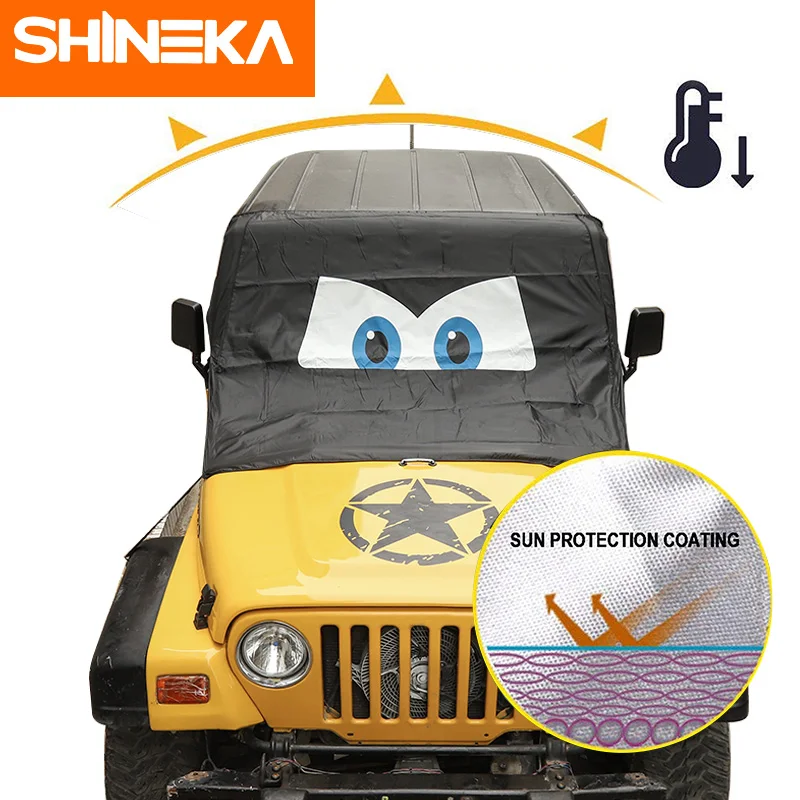 SHINEKA автомобильные универсальные аксессуары лобовое стекло Солнцезащитный