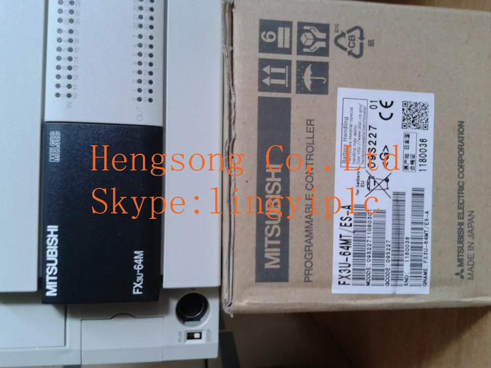 FX3U-64MR/ES-A PLC FX3U Основной блок 32 входа выхода Новый