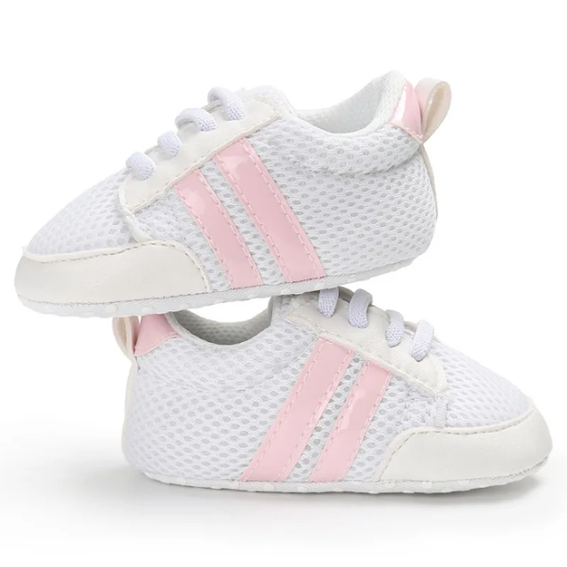 Mesh Pink Модная детская обувь; детские мокасины; утепленная теплая обувь для маленьких мальчиков; обувь для малышей; кожаная обувь для малышей; детские кроссовки - Цвет: Mesh Pink