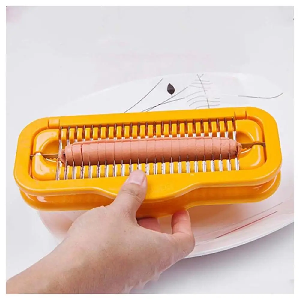 Домашние кухонные инструменты новые из нержавеющей стали Режущий колбасный