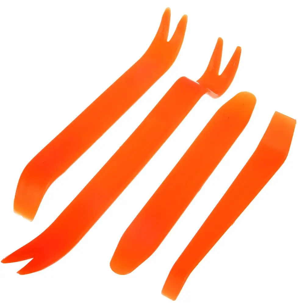 

4pcs/set Car Radio Door Clip Panel Trim Dash Audio Removal Installer Pry Tool Plastic Remove Trim Molding Tool Set