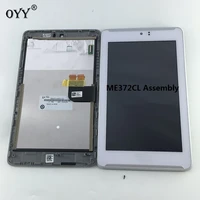 lcd display panel screen monitor touch screen digitizer glass assembly with frame 7 inch for asus fonepad 7 lte me372cl k00y