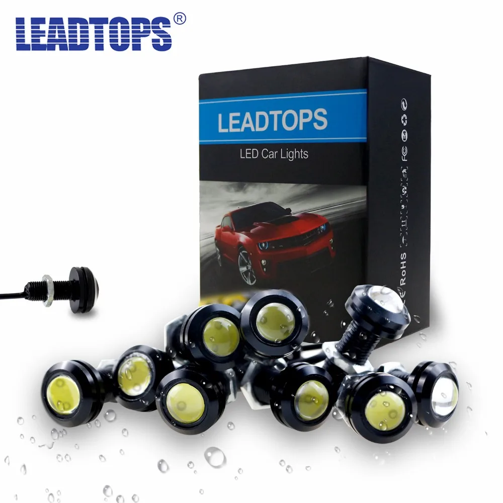 LEADTOPS автомобильный Стайлинг 10 шт. DRL светодиодный 18/23 мм глаз орла дневные ходовые