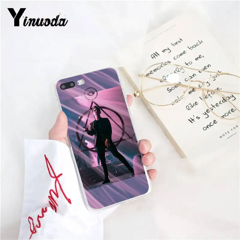 Мягкий чехол Yinuoda из ТПУ с рисунком запаха на диско для iPhone 8 7 6 6S 6Plus X XS MAX 5 5S SE XR 10 11