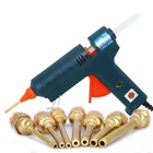Пистолет для клея, 150 Вт, длинная медная насадка, регулируемая температура, для клеевых стержней 11 мм, профессиональный промышленный клеевой пистолет