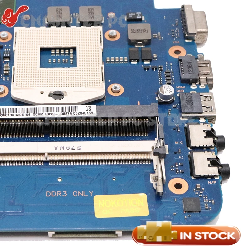 NOKOTION для samsung NP 300E4C NP300E4C материнская плата ноутбука HM70 DDR3 GT620M графика BA92