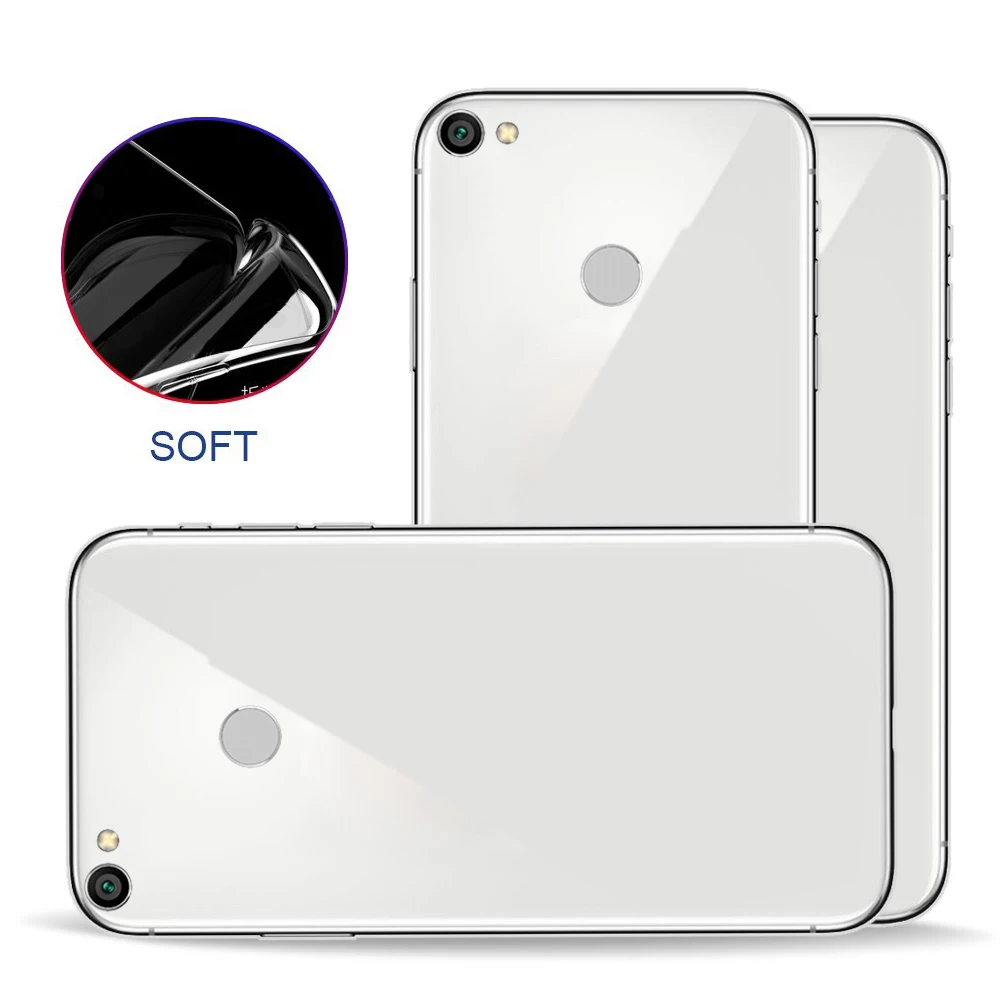 For Xiaomi Redmi Note 5A High Version Transparent Soft Shell Anti-Fingerprint Trend Fashion TPU Business Simplicity | Мобильные