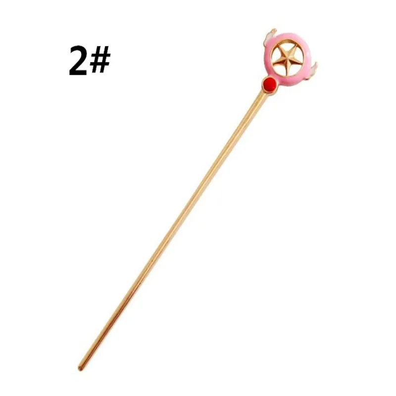 style2 Sailor moon card captor cardcaptor sakura заколка для волос аксессуары Аниме звезда птицы крылья металлические шпильки заколка для волос A767 - Цвет: style2