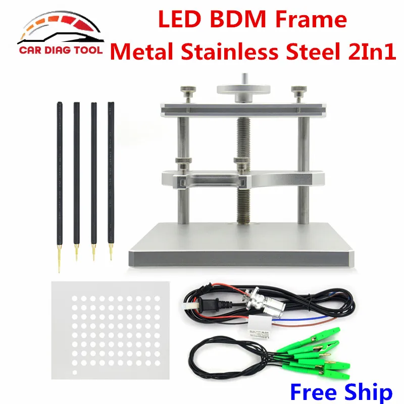 2018 Новый Нержавеющая сталь led BDM рамки 2IN1 металла акриловый лист светодио дный 4