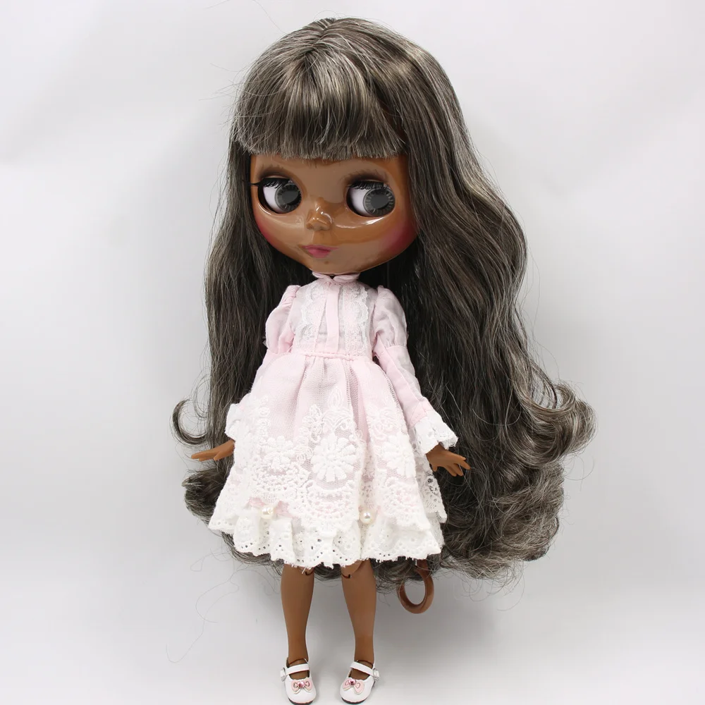 Кукла на заказ ICY DBS Blyth No.BL950/313 Black mix светлые волосы 1/6 bjd аниме ob24|Куклы| |