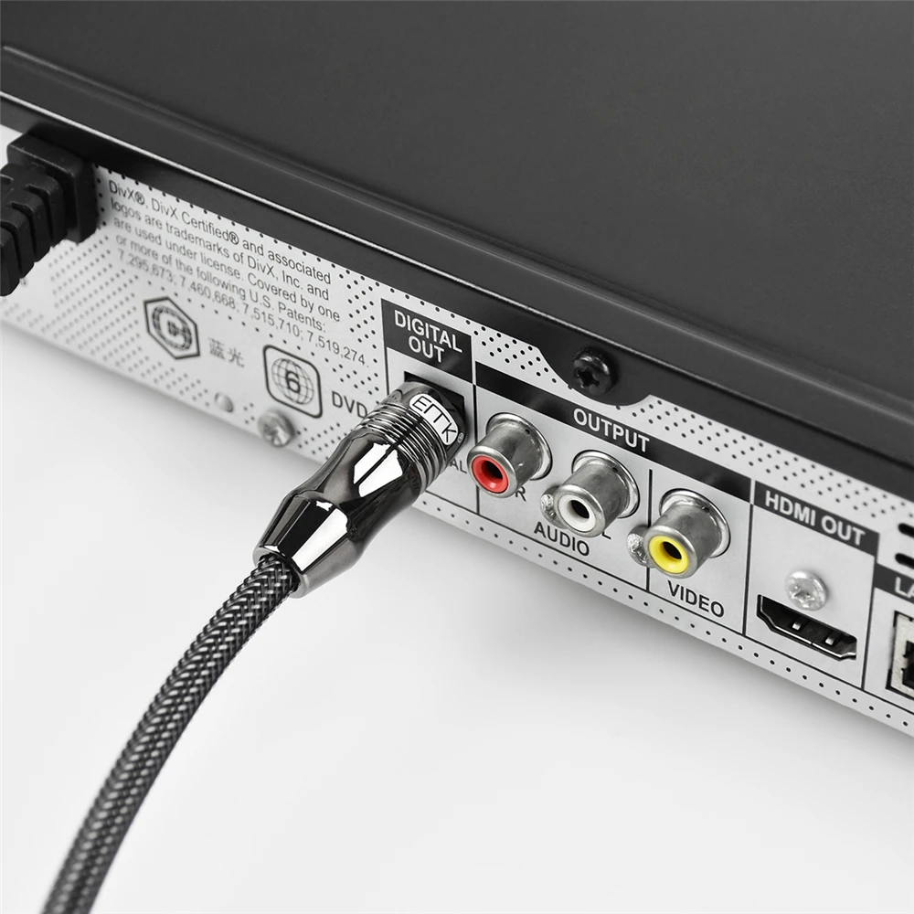 EMK Toslink к мини-кабелю оптический кабель SPDIF с цифровым звуком переходник 3 5 на