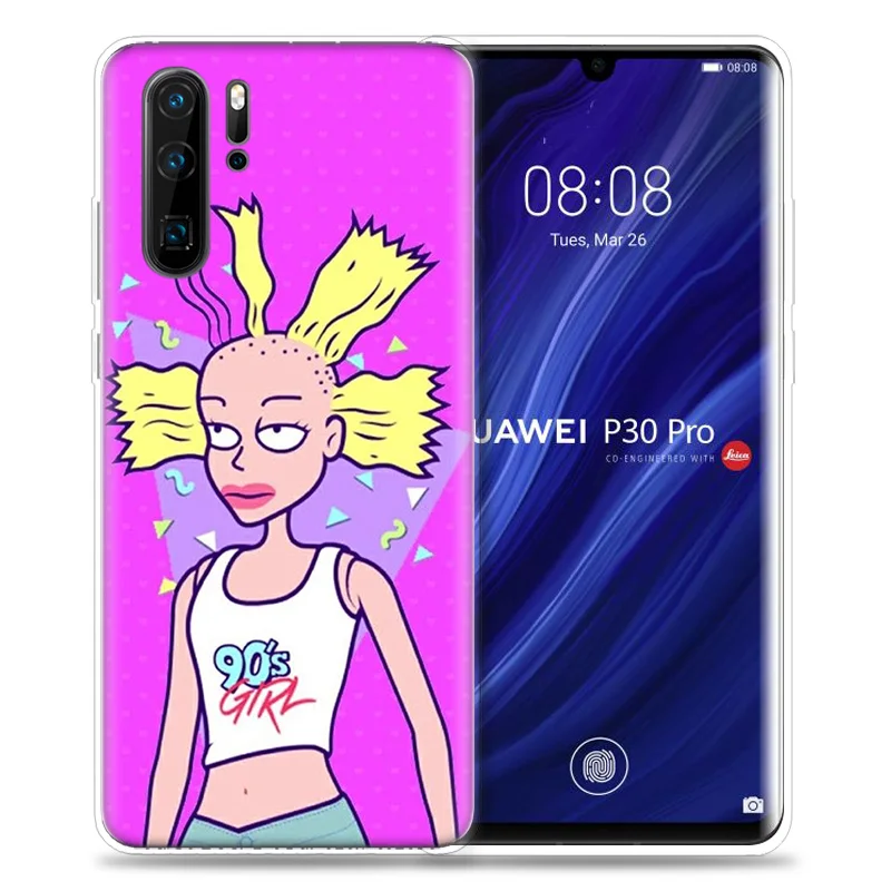 Потрясающий чехол Rugrats для huawei P20 P30 P Smart Z Plus P10 P9 P8 mate 10 20 lite Pro, роскошные силиконовые чехлы для телефонов