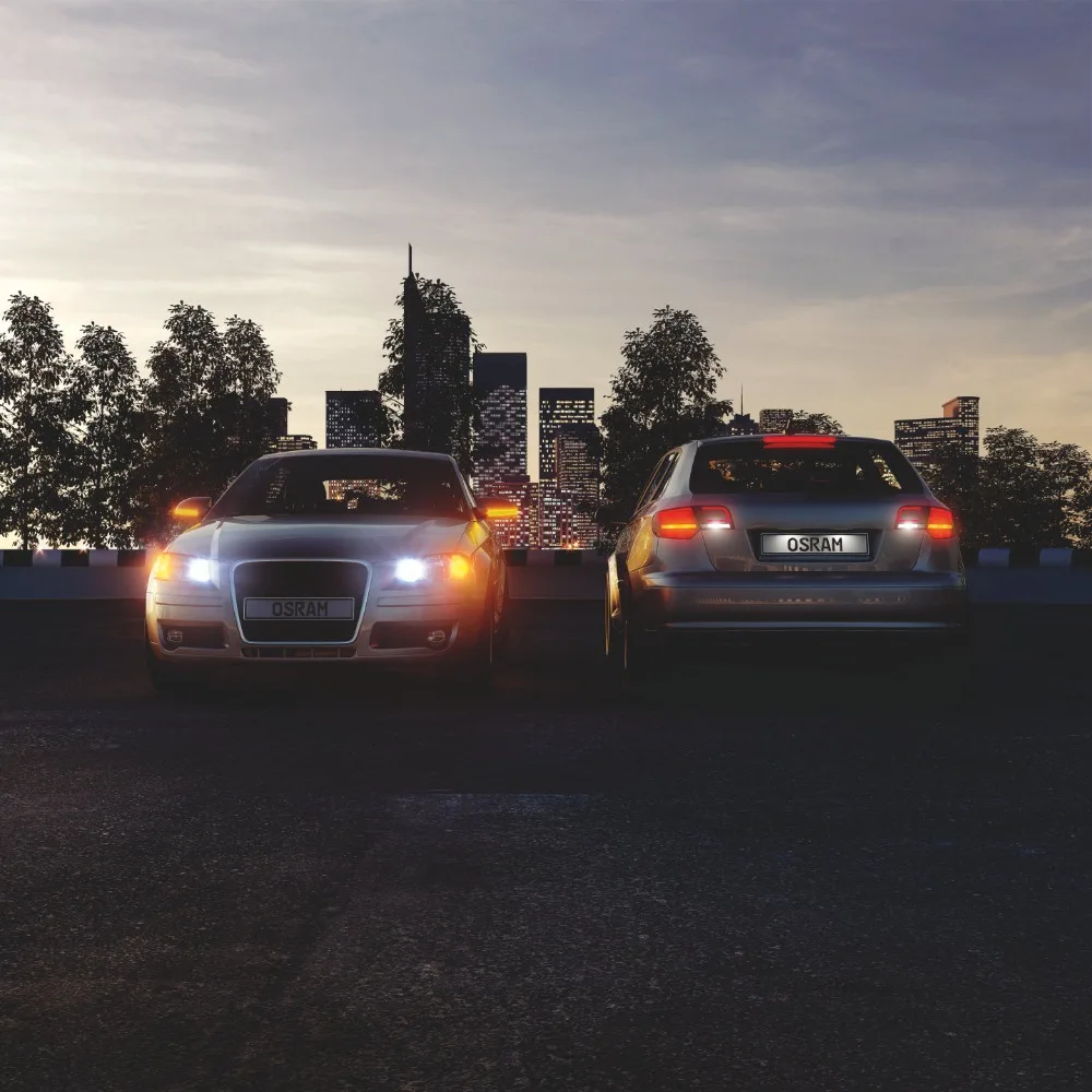 OSRAM СВЕТОДИОДНЫЙ S25 P21W Стандартный подходящий холодный белый автомобильный