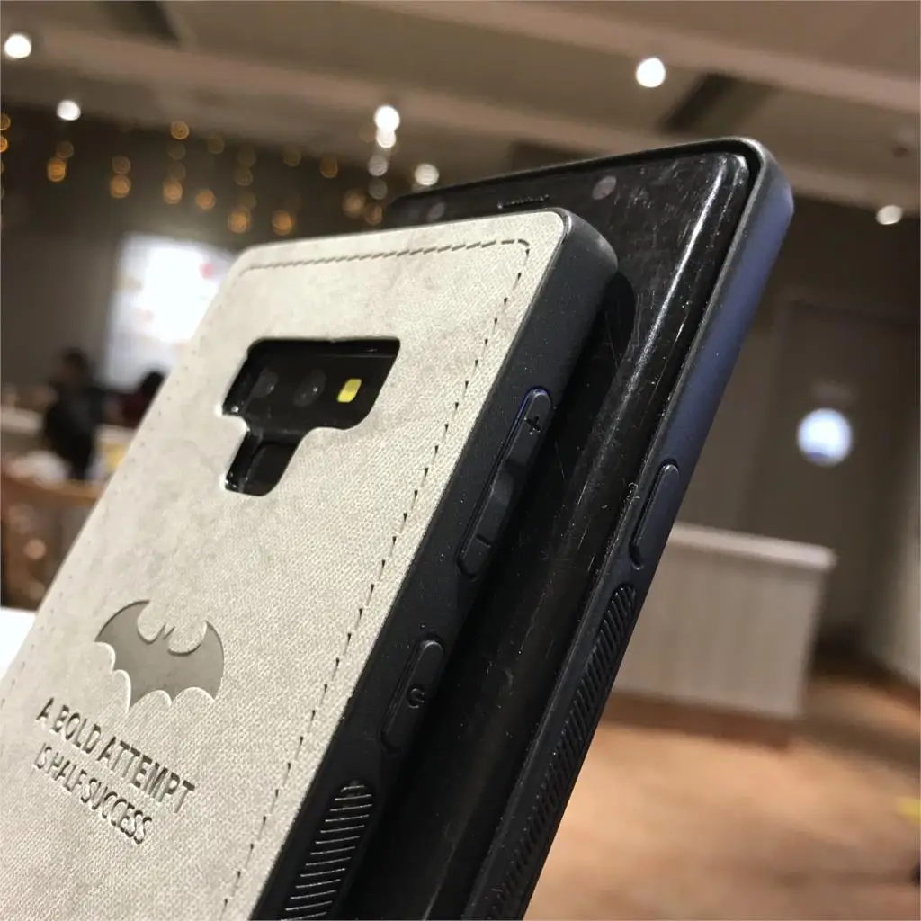 bat Cloth Case For Samsung Galaxy Note 9 Cover leather M10 M20 A30 A50 S10 S10E S9 S8 A6 Plus A7 2018 Phone Cases |