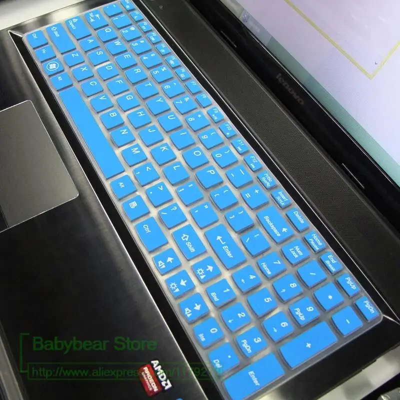 Новая силиконовая накладка на клавиатуру для Lenovo диагональ 15 6 дюймов женская