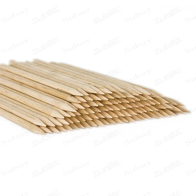 10 палочек для кутикулы из апельсинового дерева отодвигание ухода за ногтями