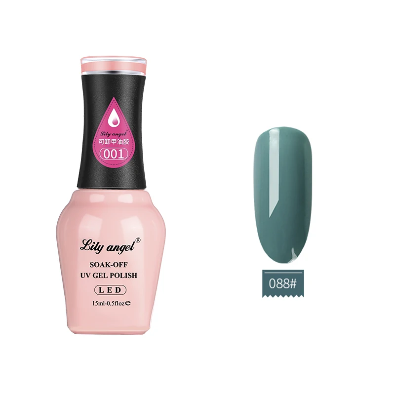 88 Lily Angel УФ-гель для ногтей 15 мл Nude Soak Off отполированный Гель-лак Декоративный Лак для ногтей 140 Цветов 73-108 - Цвет: 88