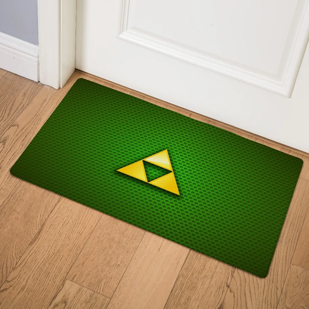 Мультяшная Легенда о Zelda, коврик для входной двери, ПВХ, напольный коврик, нескользящий, кухонный ковер, легко чистится, дверной коврик, водонепроницаемый коврик, Забавный ковер
