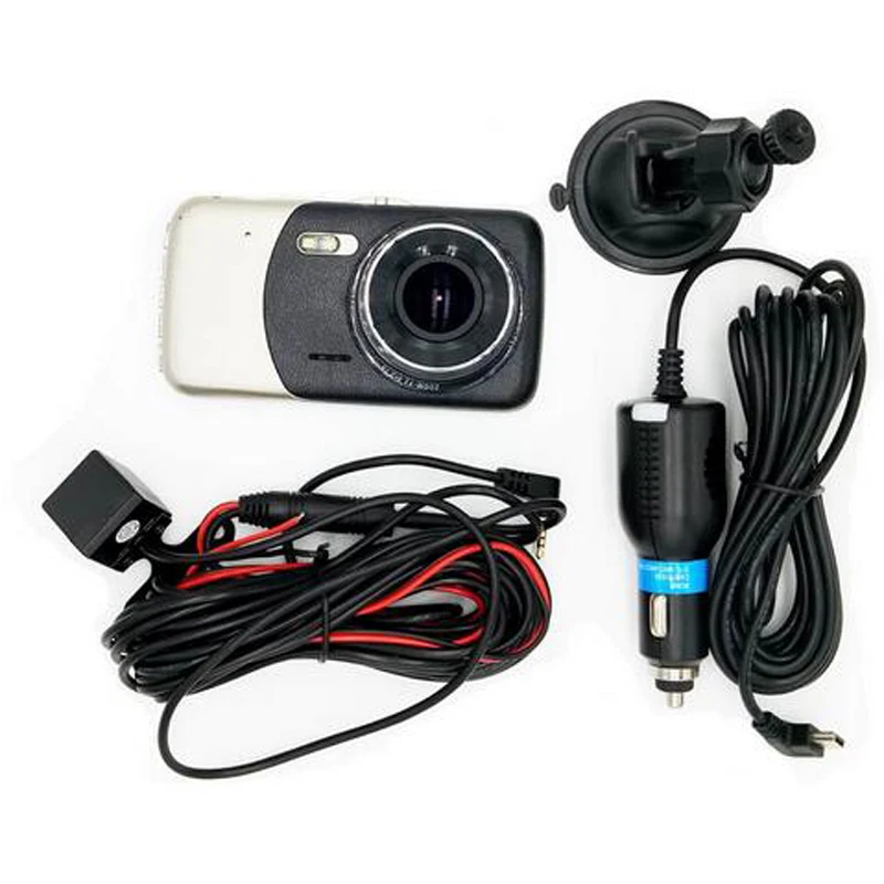 4.0 inch Full HD 1080P Car DVR with Rear Camera Digital Auto Video Recorder Player WDR Dashcam Registrator G-Sensor | Автомобили и