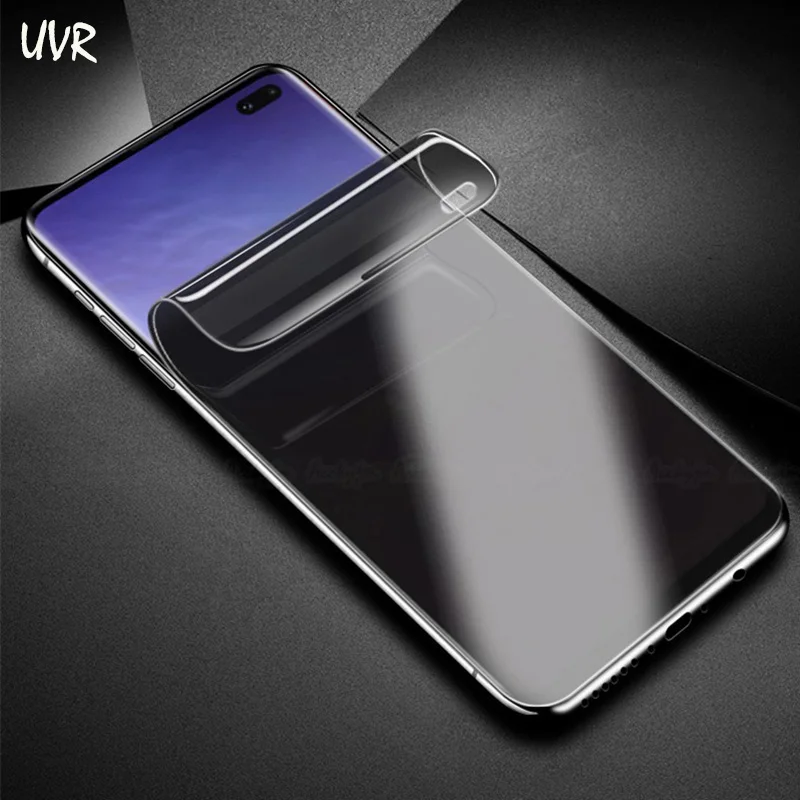 

UVR Anti Spy Privacy Hydrogel Film For Samsung Galaxy S10e S10 Plus 3D Full Cover Screen Protector S10Plus Fingerprint Scanner