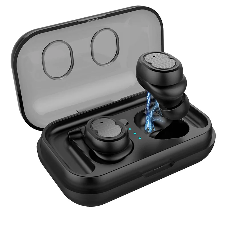 

Touch control Binaural Smart Bluetooth 5.0 version Sports earphones Separation type 3D stereo surround sound denoise waterproof