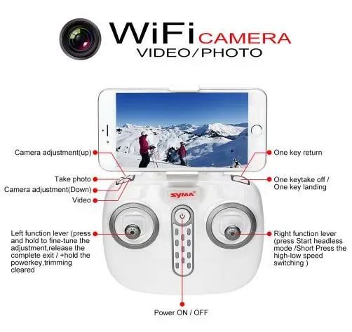 SYMA X8PRO X8 Pro GPS RC Дрон с 720P HD камерой или H9R 4K 2 4G Профессиональный FPV селфи дроны